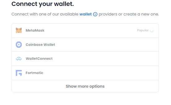 connect wallet to opensea