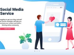 Keyword Research & Proven Strategies to Promote Your Blog and Finally Get Noticed Social media landing page template